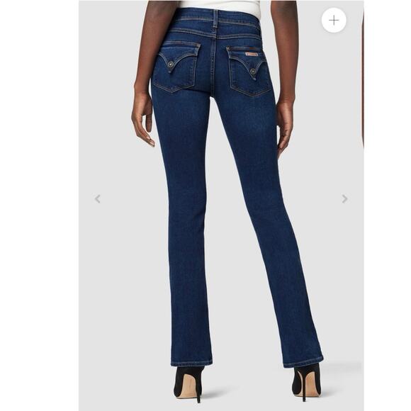 Hudson Beth Baby Boot Jeans Women’s Sz 30 x 34 Medium Wash Bootcut Flap Pockets - Picture 2 of 12